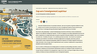 page publication du site internet