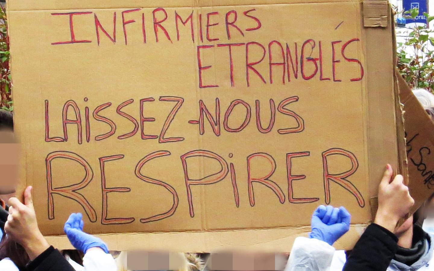 Manifestation personnel soignant