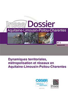Couverture "Dynamique territoriales, métropolisation et réseaux en Aquitaine-LImousin-Poitou-Charentes