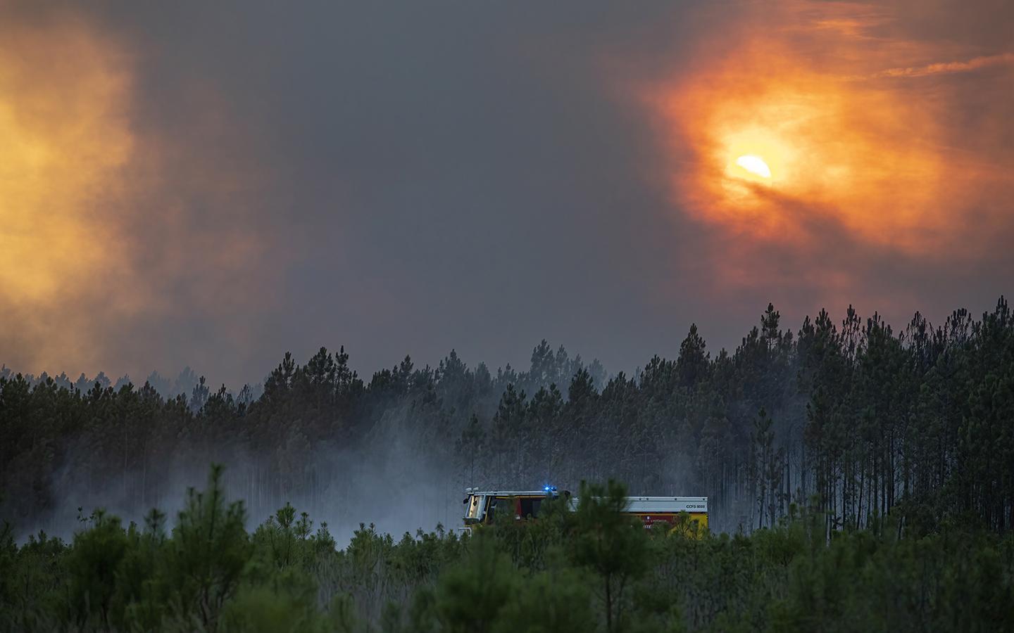 Incendie Gironde 