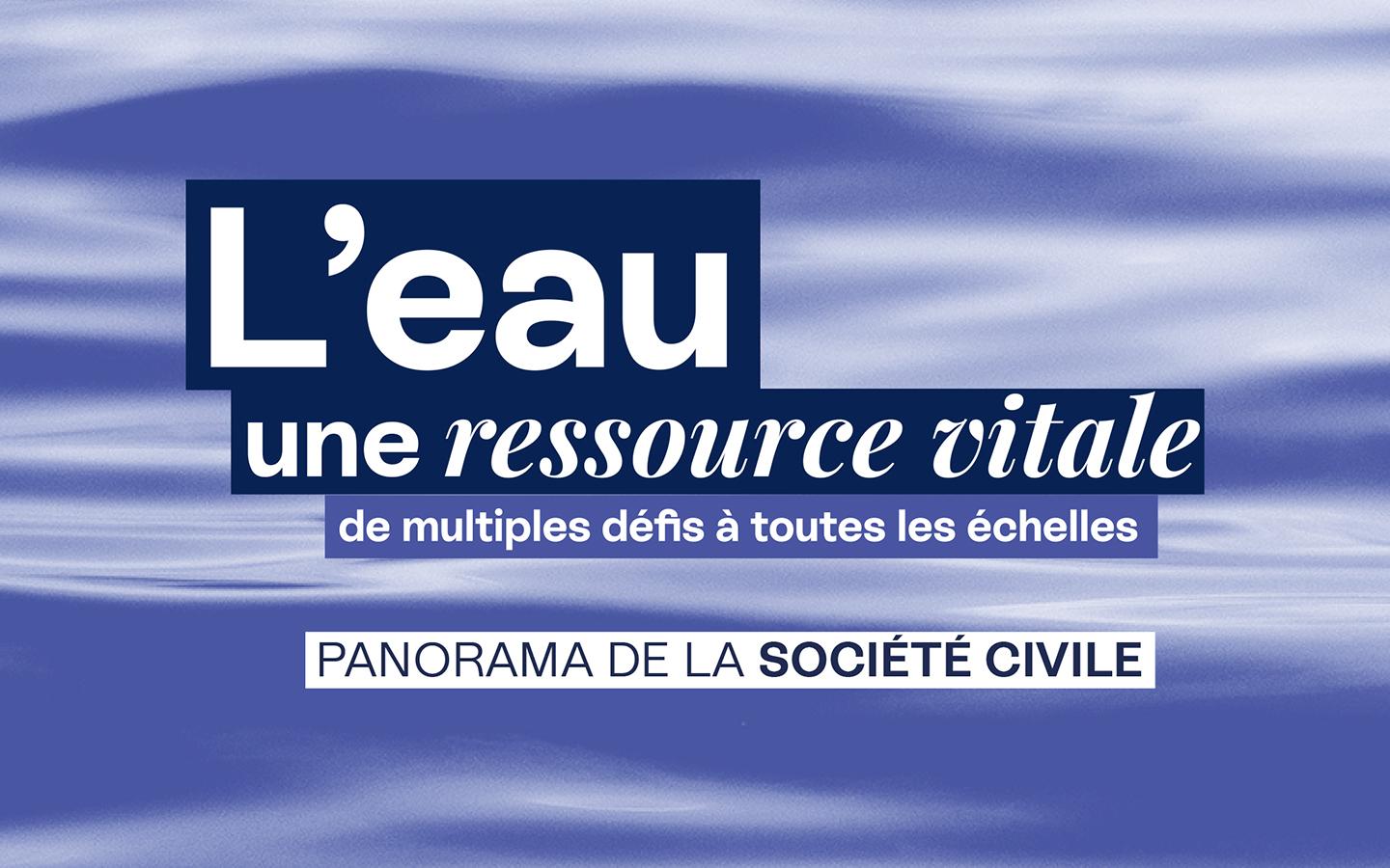 Rapport eau Société civile